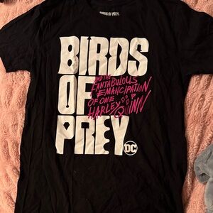Birds of Prey Black T-Shirt size large